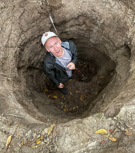 In the 10-foot hole I dug 