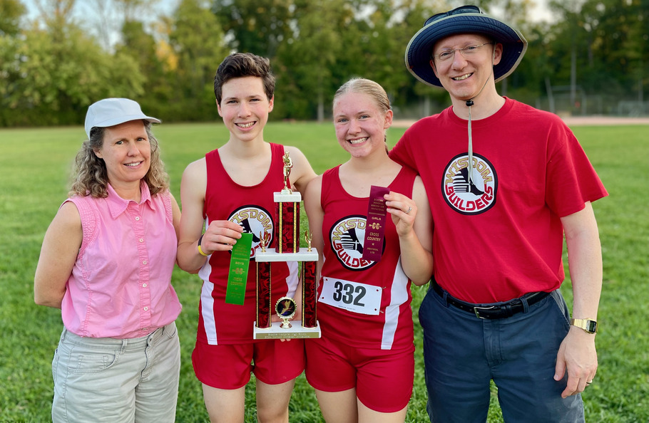John & Verla at a cross-country meet