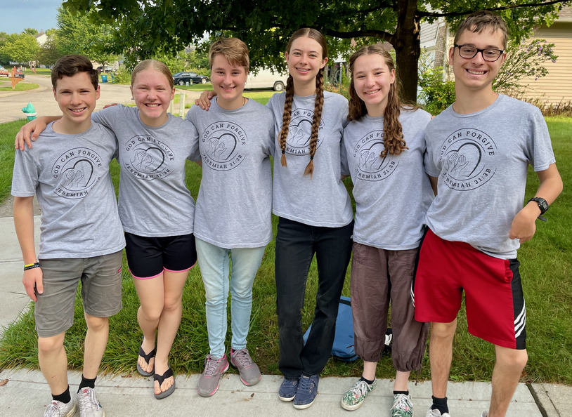 CEF summer missionaries John, Verla, Annabelle, Kathryn, Hanna & Matthew