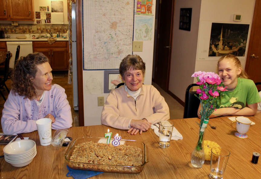 Celebrating my mom’s birthday with Stacy & Verla