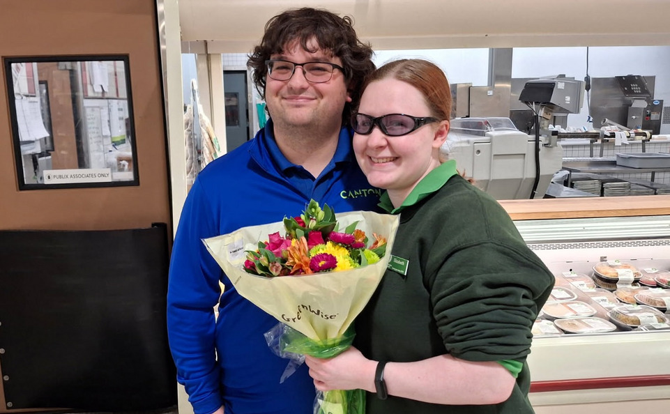 Celebrating the opening of a new Publix