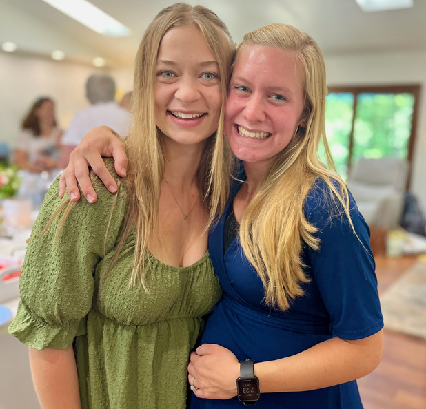 Katie helped host my second baby shower