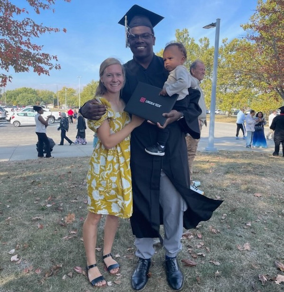 Stefon’s Lincoln Tech graduation