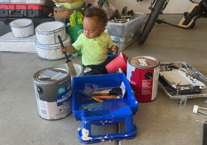 Obi wants to help paint