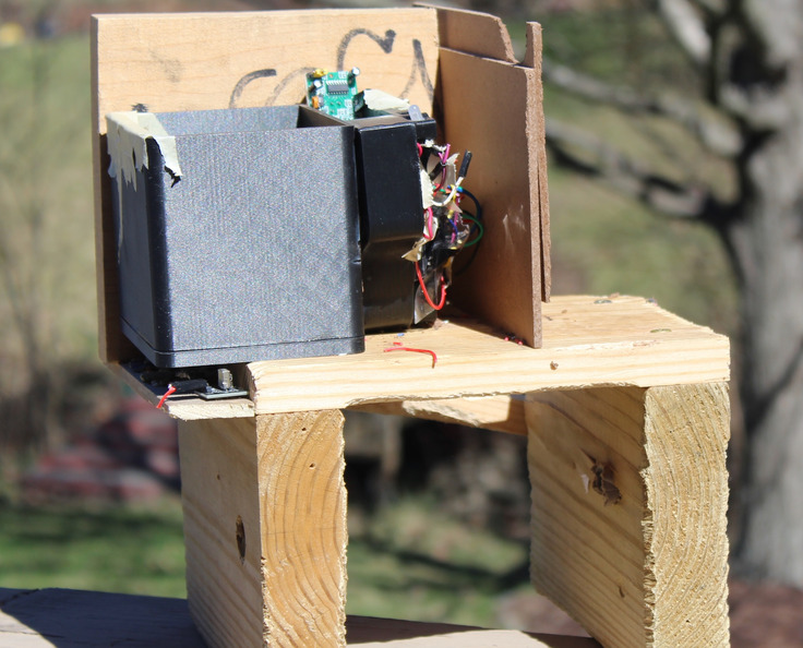 Gerbil feeder with enclosure
