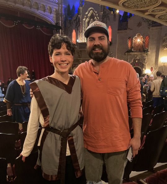 With the original Alaric in <em>Leviathan: A Musical</em>