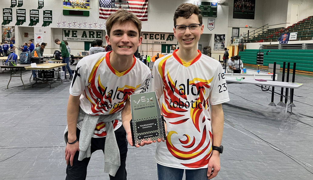 VEX tournament champions at Arsenal Tech. on Nov. 16, 2024