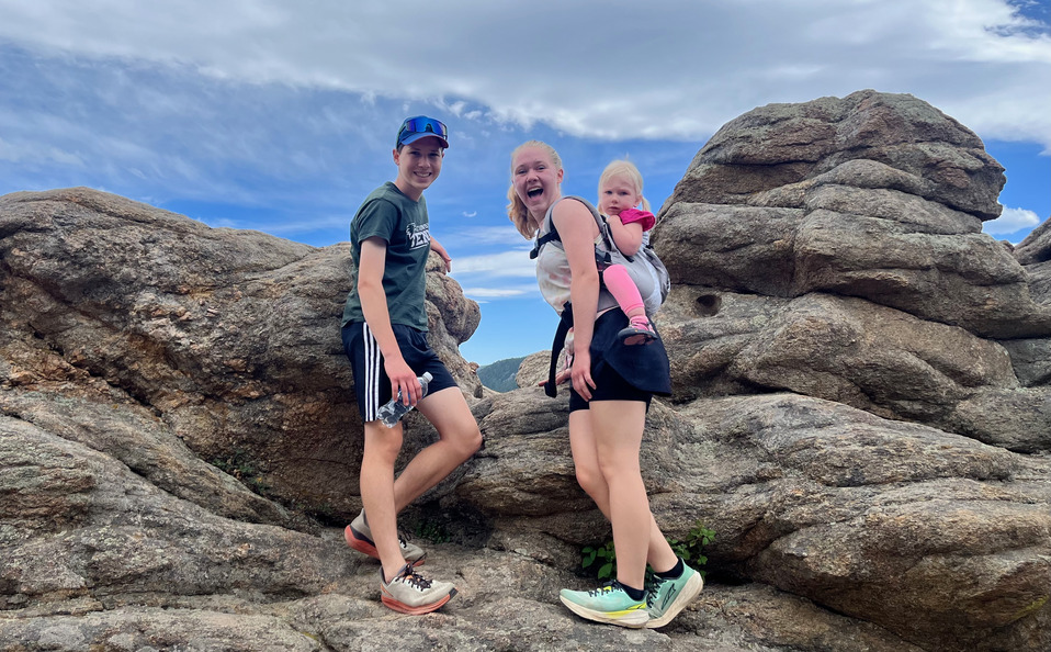 Hiking on Lily Mountain with Verla & Lottie
