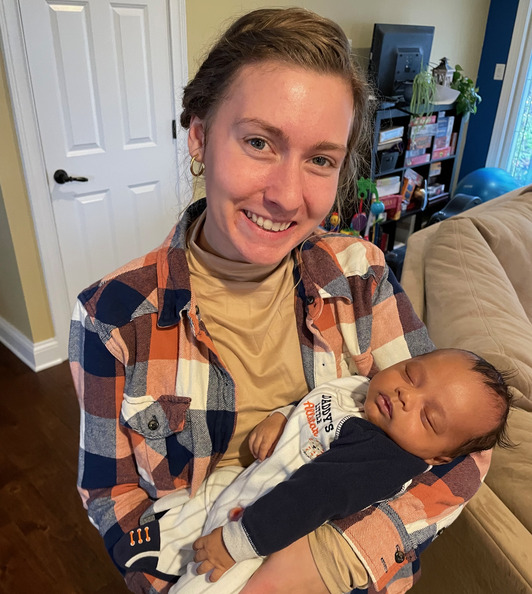 Meeting nephew Obi for the first time!