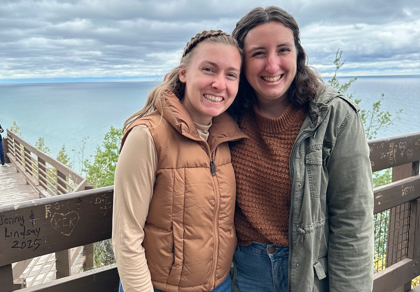 Traveling a little bit north with Amy (friend from college) while she visited us in MI