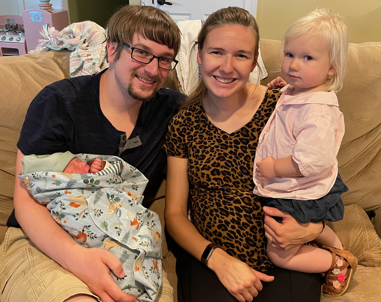 First time all together after Theo’s birth