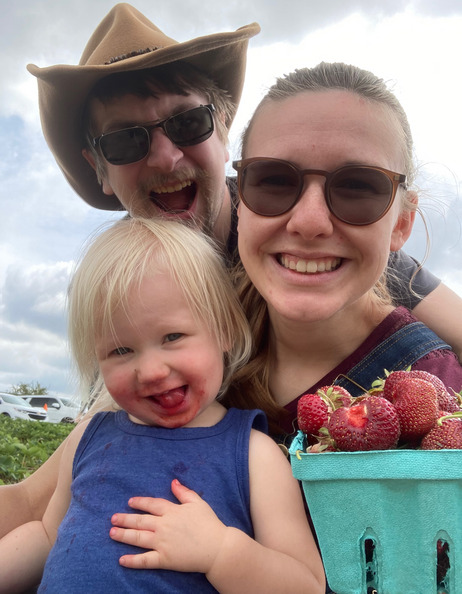 Strawberry picking