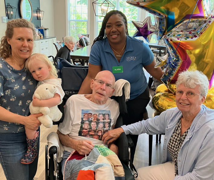Continuity of care extended Dad’s life for months. Alana deserved her recognition as an outstanding caregiver.
