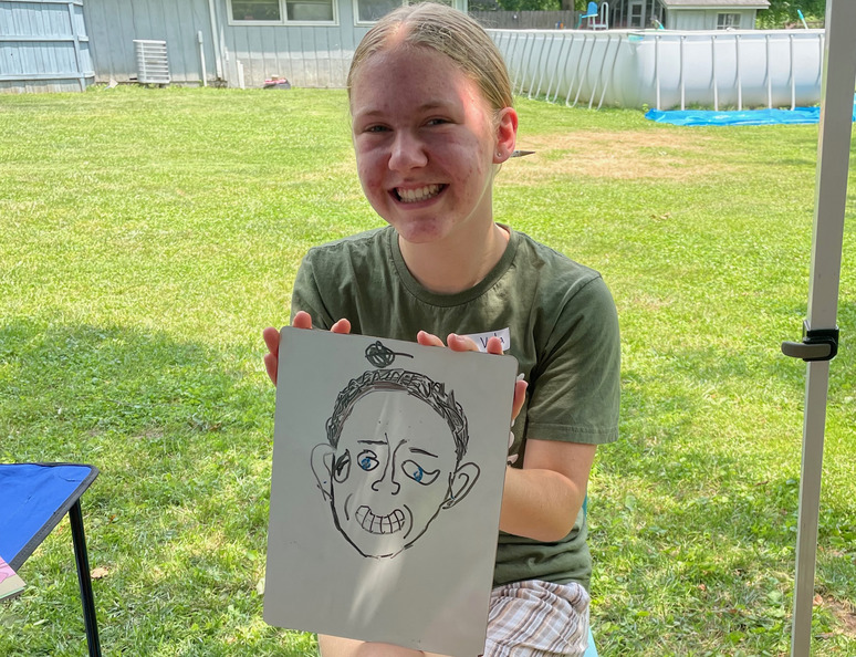 What children I taught at a 5-day club think I look like