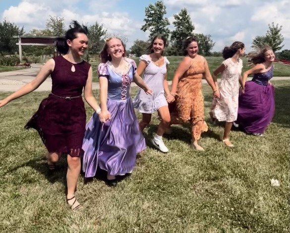 With friends on my 15<sup>th</sup> birthday