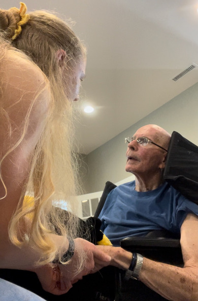 Spending time with Grandpa Max