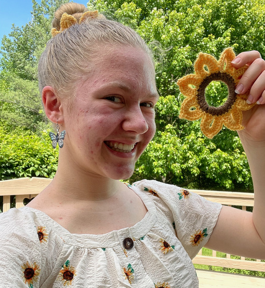 I love making sunflowers!