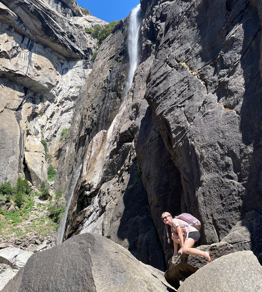 Bouldering at Upper Yosemite Falls